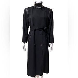Vintage 100% Wool Trench Coat USA